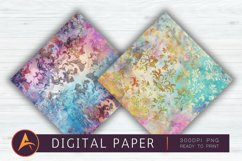 Iridescent Damask Digital Paper Product Image 1