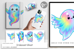 Digital Paper Iridescent Ghost Product Image 1
