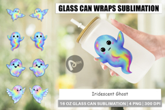Glass Can Iridescent Ghost Product Image 1