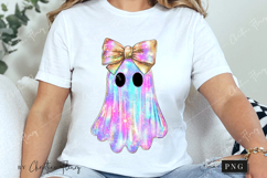 Iridescent Ghost Halloween PNG Product Image 3
