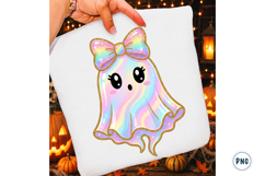 Iridescent Ghost Pumpkin Png Product Image 1