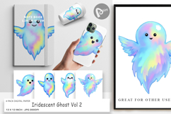 Digital Paper Iridescent Ghost Product Image 1