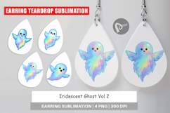 Earring Iridescent Ghost Product Image 1