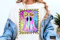 Iridescent Halloween Ghost PNG | Halloween PNG Product Image 5