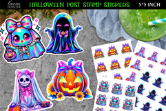 Iridescent Halloween Stickers|Cute Monsters|Trendy Bundle Product Image 3