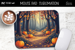 Halloween Night Mouse Pad Sublimation|Trick or Treat Product Image 1