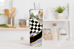 Retro Witch Hat Halloween Tumbler Wrap PNG Product Image 2
