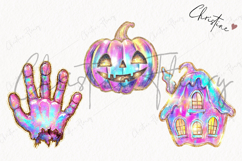 Iridescent Halloween Clipart | Halloween Png Product Image 3