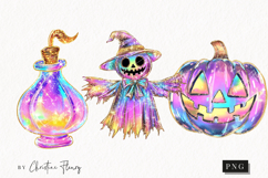 Iridescent Halloween Clipart | Halloween Png Product Image 1