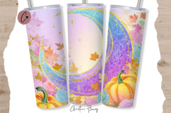 Iridescent Tumbler Wrap PNG, Halloween PNG Product Image 2