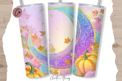 Iridescent Tumbler Wrap PNG, Halloween PNG Product Image 2