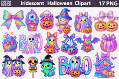 Iridescent Halloween Bundle | Cute Characters Spooky Bundle Product Image 4