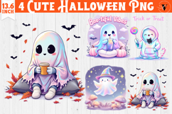 Iridescent Halloween Clipart | Halloween sublimation Product Image 1