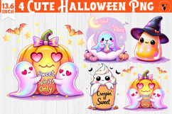 Iridescent Halloween Clipart | Halloween sublimation Product Image 1