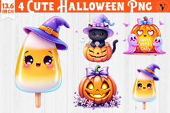 Iridescent Halloween Clipart Bundle | Halloween sublimation Product Image 8