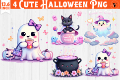 Iridescent Halloween Clipart Bundle | Halloween sublimation Product Image 12