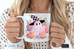 Iridescent Retro Ghost PNG Product Image 2