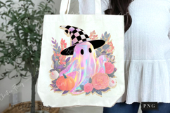 Iridescent Retro Ghost PNG Product Image 6