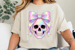 Iridescent Halloween Skull and ghost PNG Product Image 3