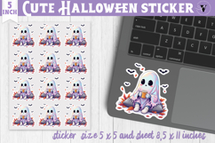 Iridescent Halloween Sticker | Halloween printable Product Image 1