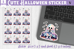 Iridescent Halloween Sticker | Halloween printable Product Image 1