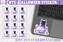 Iridescent Halloween Sticker | Halloween printable Product Image 1