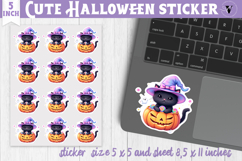 Iridescent Halloween Sticker | Halloween printable Product Image 1