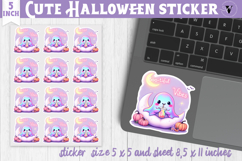 Iridescent Halloween Sticker | Halloween printable Product Image 1