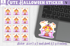 Iridescent Halloween Sticker | Halloween printable Product Image 1
