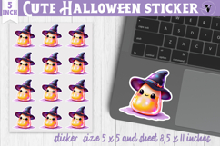 Iridescent Halloween Sticker | Halloween printable Product Image 1