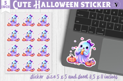 Iridescent Halloween Sticker | Halloween printable Product Image 1