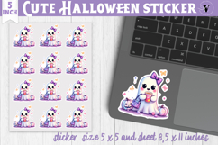 Iridescent Halloween Sticker | Halloween printable Product Image 1