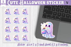 Iridescent Halloween Sticker | Halloween printable Product Image 1
