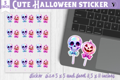 Iridescent Halloween Sticker | Halloween printable Product Image 1