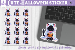 Iridescent Halloween Sticker | Halloween printable Product Image 1