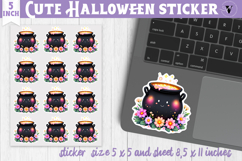 Iridescent Halloween Sticker | Halloween printable Product Image 1