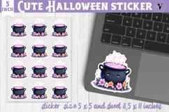 Iridescent Halloween Sticker | Halloween printable Product Image 1