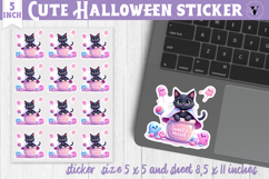 Iridescent Halloween Sticker | Halloween printable Product Image 1