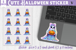 Iridescent Halloween Sticker | Halloween printable Product Image 1