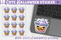Iridescent Halloween Sticker | Halloween printable Product Image 1