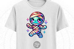Iridescent mummy, cute mummy, Halloween mummy, homographic Product Image 2