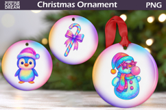 Iridescent Christmas Ornament Bundle | Pink Coquette Product Image 8