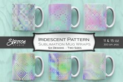 Iridescent Pattern Sublimation Mug Wraps Product Image 1