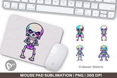 Mouse Pad Iridescent Skeleton Product Image 1