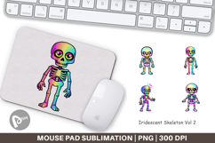 Mouse Pad Iridescent Skeleton Product Image 1