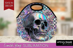 Iridescent Skull Halloween Lunch Bag Spooky Season Lunch Bug Product Image 1