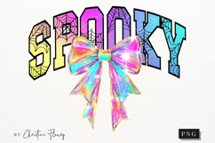 Spooky Iridescent Halloween PNG Product Image 4