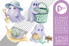 Spooky Garden Ghost Sublimation Product Image 1
