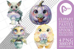 Spooky Garden Ghost Sublimation Product Image 1