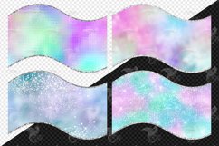 Iridescent Wave Borders Clipart Product Image 3